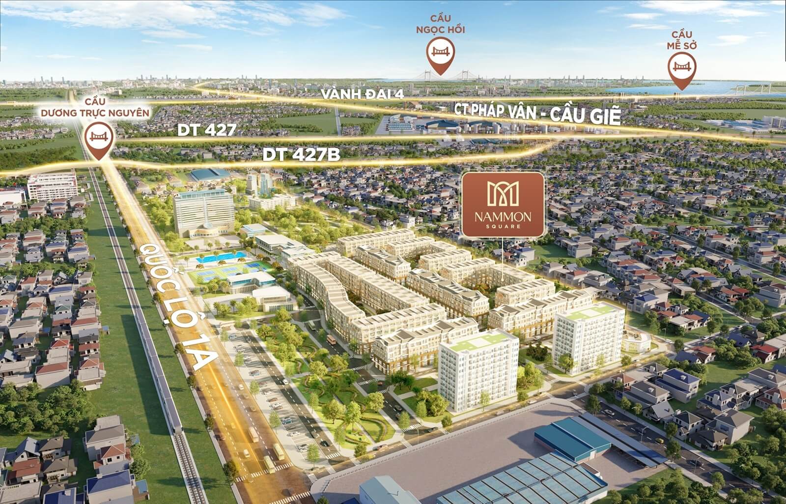 dự án nammon square thường tín